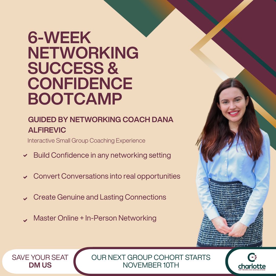 Group of professionals in a virtual networking session, learning strategies to build confidence, make connections, and grow their careers.