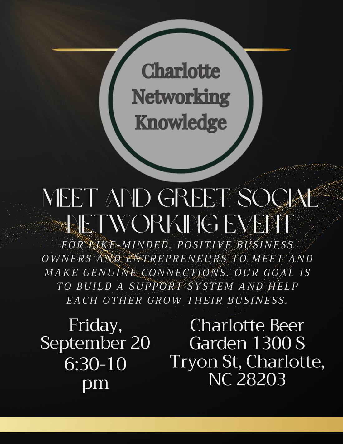 Charlotte Networking Knowledge - 3rd Networking Event in Charlotte, NC for