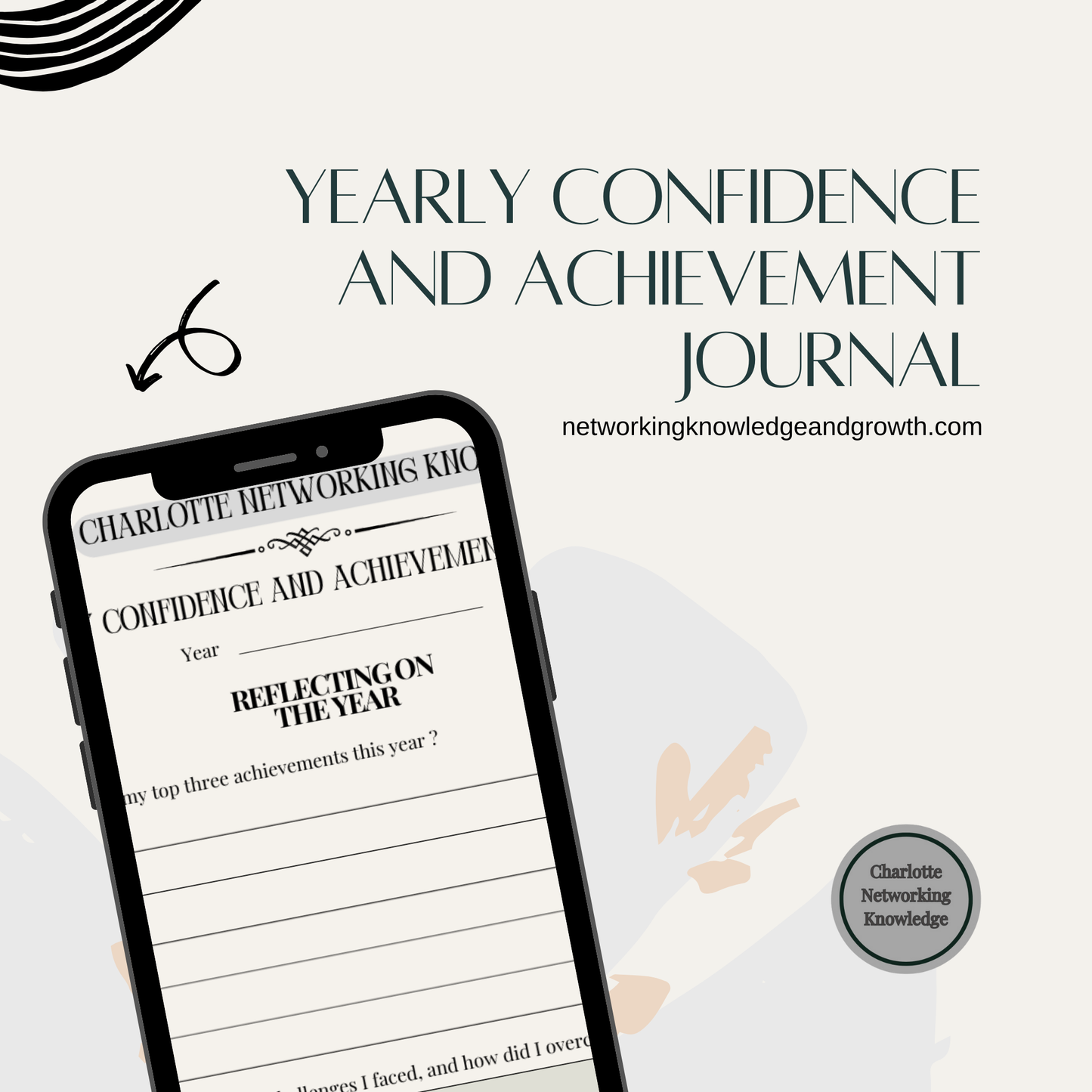 Yearly Confidence and Achievement Journal (Digital Journal)