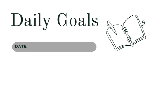 Daily Goal Setting Planner (Digital Planner)